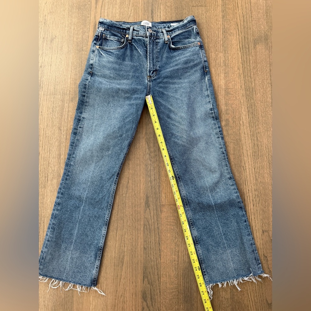 Citizens of Humanity Cropped Isola Raw Hem Premium Vintage Jeans-Size 27 - Picture 10 of 14